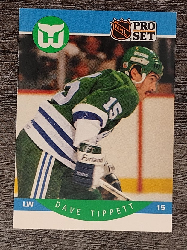 1990-91 Pro Set #111 Dave Tippett