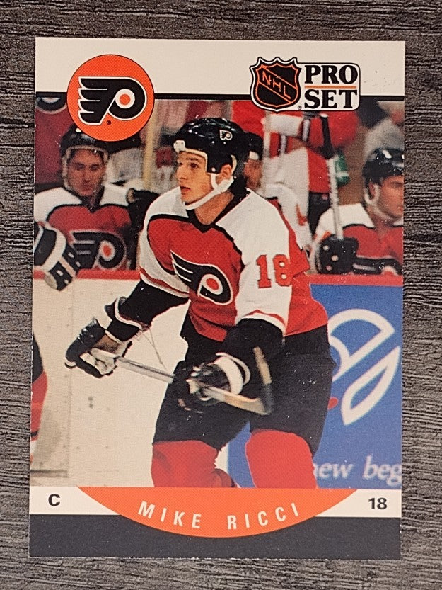 1990-91 Pro Set #631 Mike Ricci RC