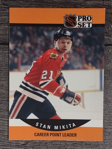1990-91 Pro Set #655 Stan Mikita CPL