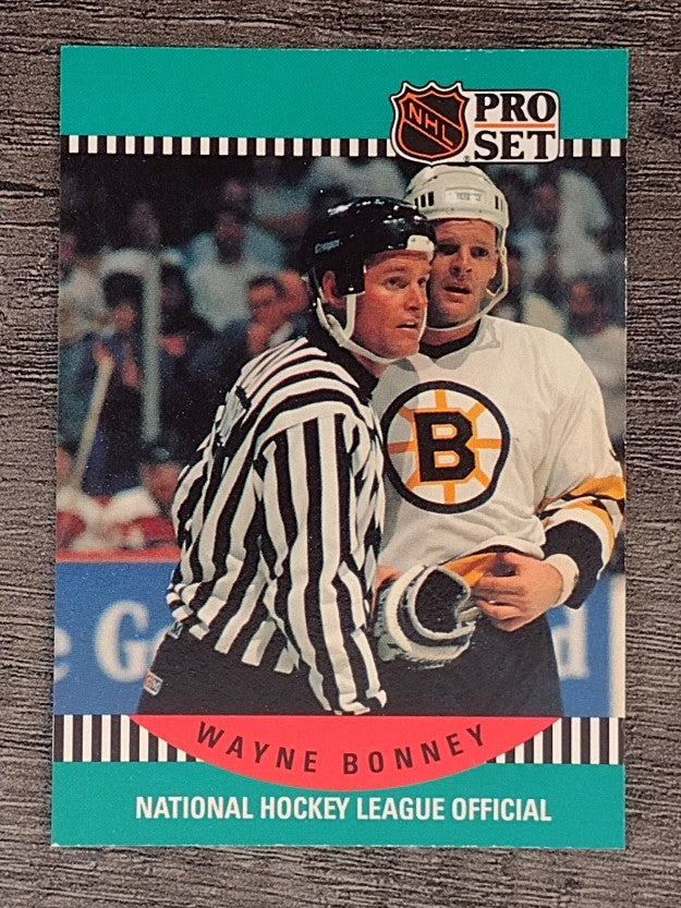 1990-91 Pro Set #682 Wayne Bonney OFF
