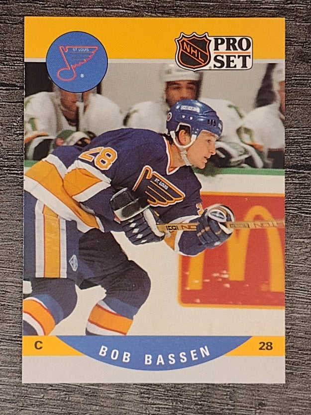 1990-91 Pro Set #520 Bob Bassen RC
