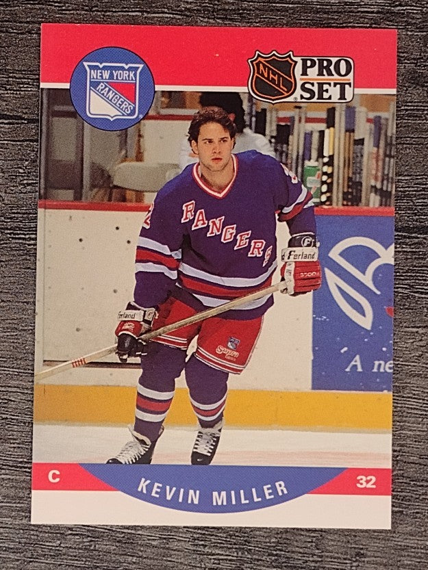 1990-91 Pro Set #493 Kevin Miller RC