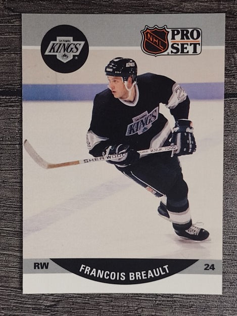 1990-91 Pro Set #612 Francois Breault RC