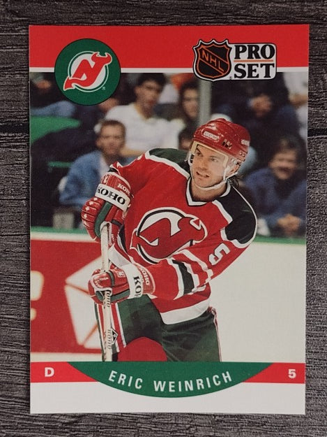 1990-91 Pro Set #622 Eric Weinrich RC