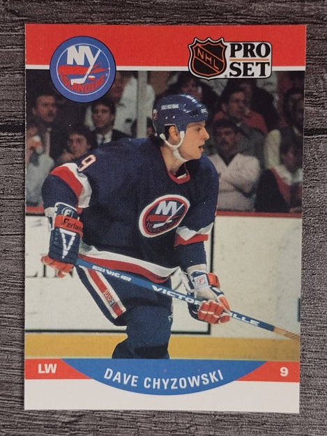 1990-91 Pro Set #483 Dave Chyzowski RC