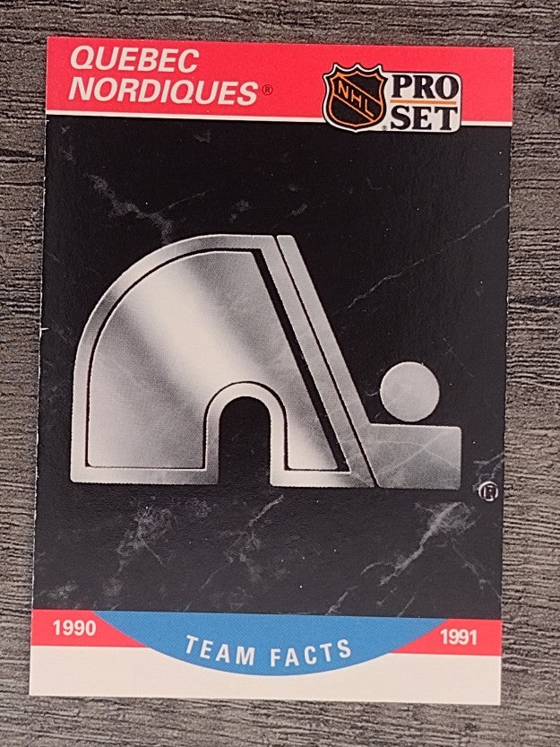1990-91 Pro Set #581 Quebec Nordiques Logo