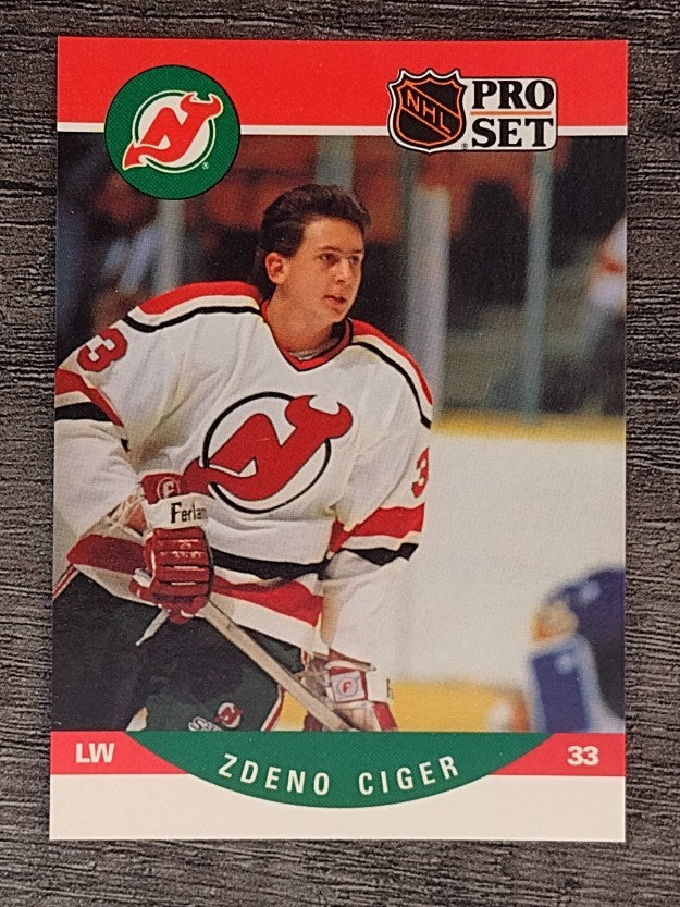 1990-91 Pro Set #619 Zdeno Ciger
