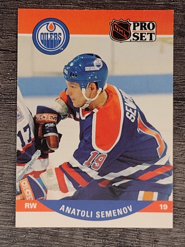 1990-91 Pro Set #608 Anatoli Semenov RC