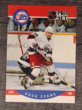 1990-91 Pro Set #561 Doug Evans RC
