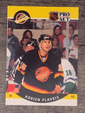 1990-91 Pro Set #644 Adrien Plavsic RC