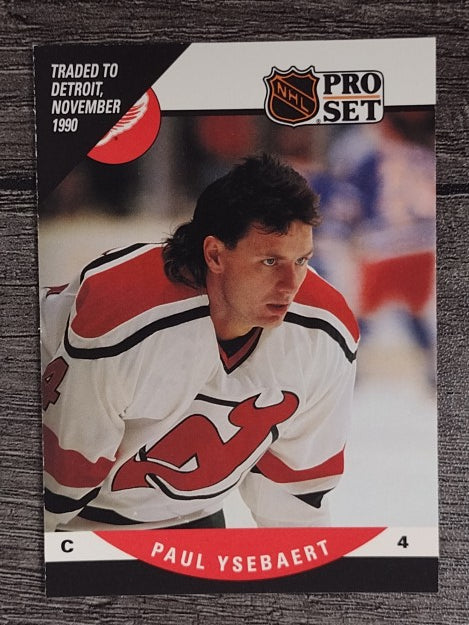 1990-91 Pro Set #607 Paul Ysebaert RC