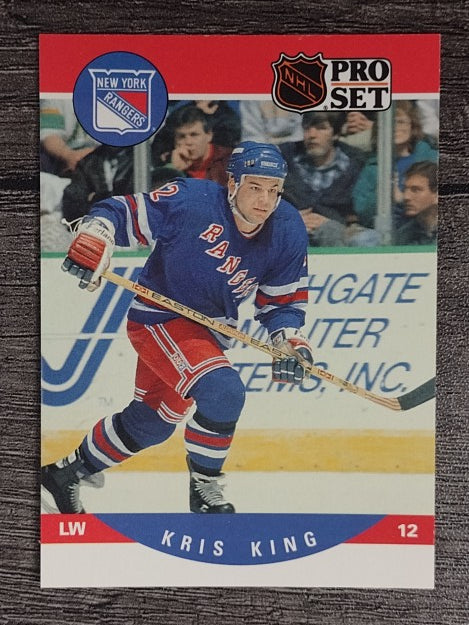 1990-91 Pro Set #491 Kris King RC