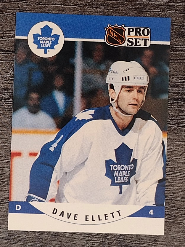 1990-91 Pro Set #532 Dave Ellett