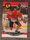 1990-91 Pro Set #431 Mike Hudson RC