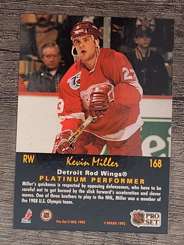 1991-92 Pro Set Platinum #168 Kevin Miller