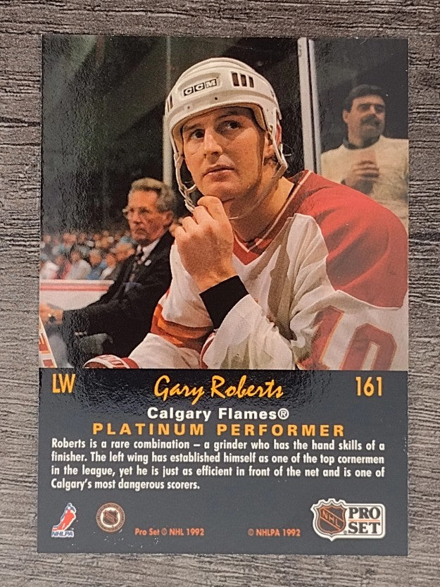 1991-92 Pro Set Platinum #161 Gary Roberts