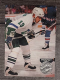 1991-92 Pro Set Platinum #256 Geoff Sanderson RC