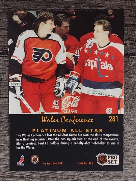 1991-92 Pro Set Platinum #281 Wales Conference