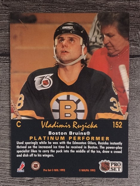 1991-92 Pro Set Platinum #152 Vladimir Ruzicka