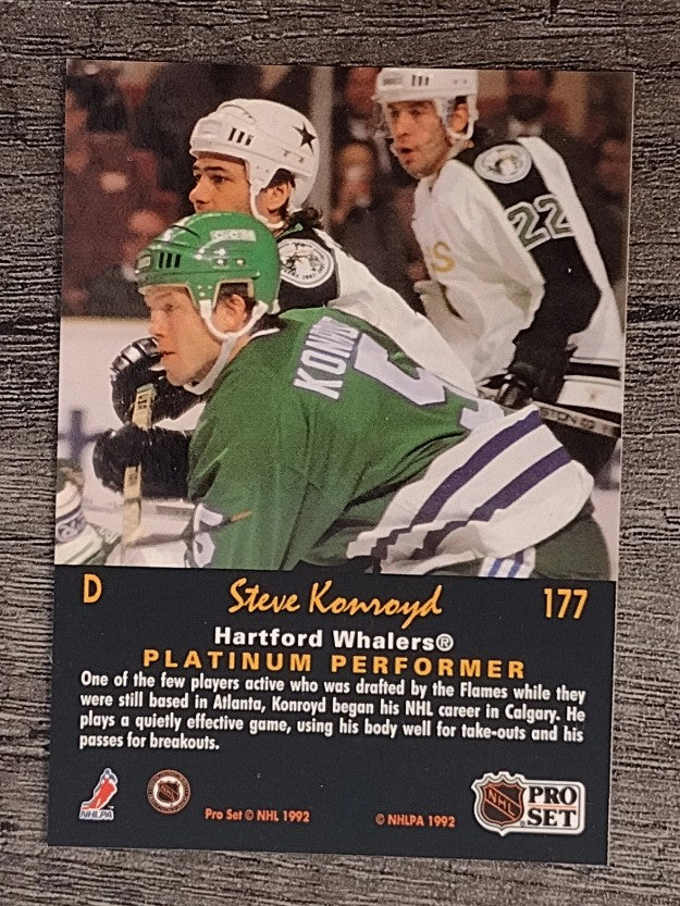 1991-92 Pro Set Platinum #177 Steve Konroyd
