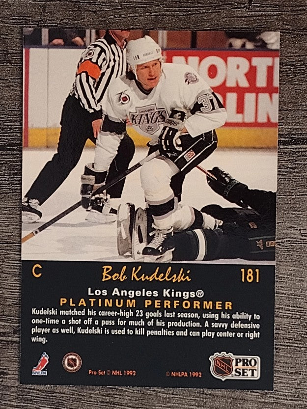 1991-92 Pro Set Platinum #181 Bob Kudelski