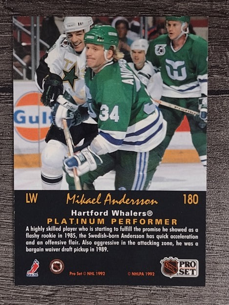 1991-92 Pro Set Platinum #180 Mikael Andersson
