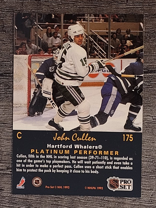 1991-92 Pro Set Platinum #175 John Cullen