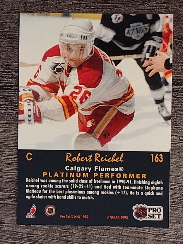 1991-92 Pro Set Platinum #163 Robert Reichel