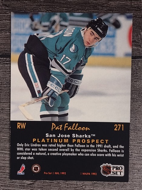 1991-92 Pro Set Platinum #271 Pat Falloon
