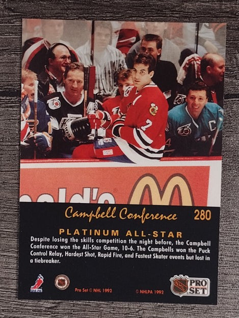1991-92 Pro Set Platinum #280 Campbell Conference