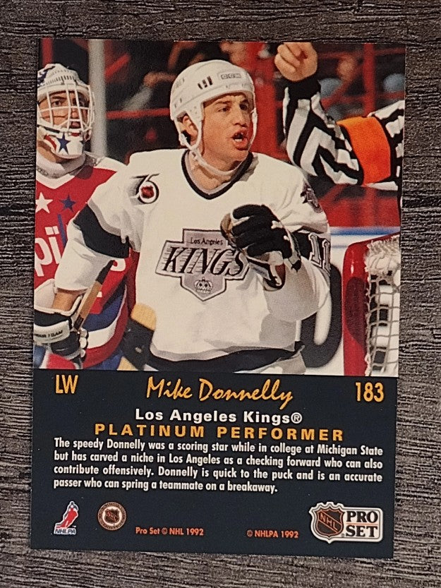 1991-92 Pro Set Platinum #183 Mike Donnelly