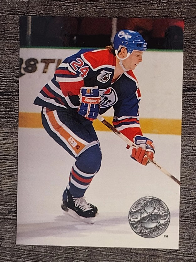 1991-92 Pro Set Platinum #172 Dave Manson