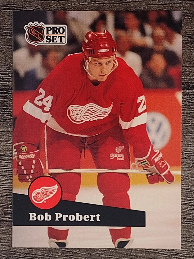 1991-92 Pro Set French #61 Bob Probert