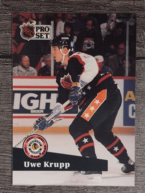 1991-92 Pro Set French #301 Uwe Krupp AS