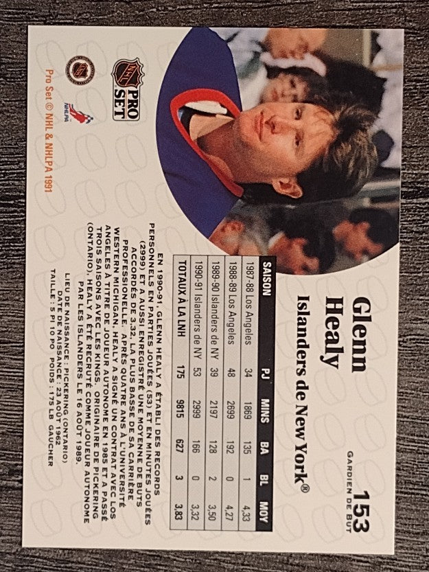 1991-92 Pro Set French #153 Glenn Healy