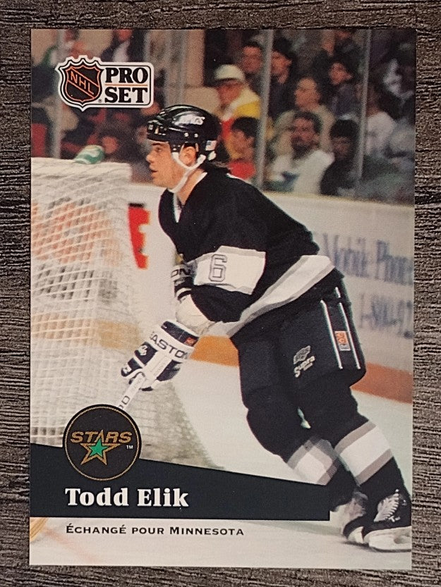 1991-92 Pro Set French #94 Todd Elik