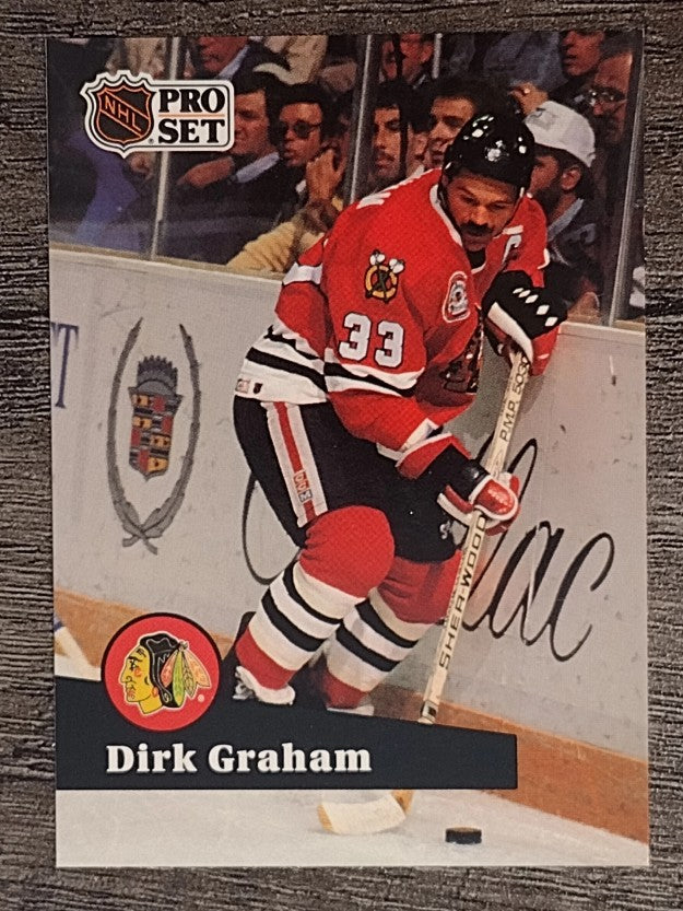 1991-92 Pro Set French #51 Dirk Graham