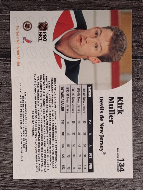 1991-92 Pro Set French #134 Kirk Muller