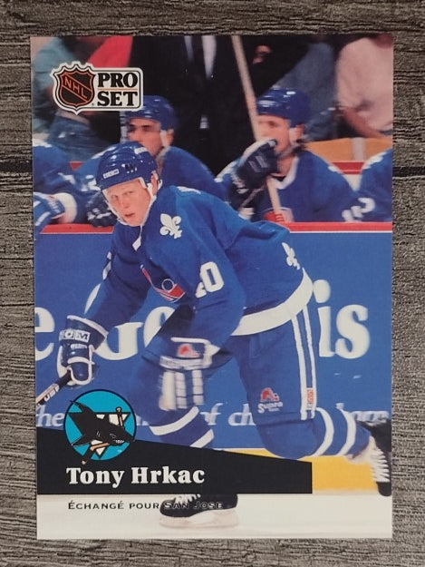 1991-92 Pro Set French #205 Tony Hrkac