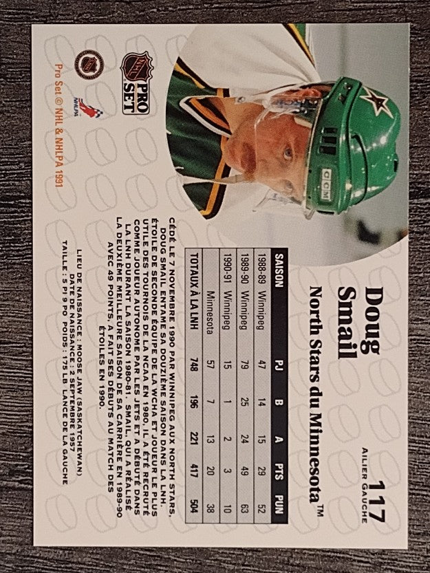 1991-92 Pro Set French #117 Doug Smail