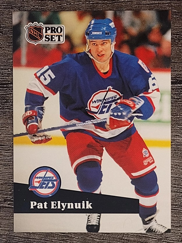 1991-92 Pro Set French #262 Pat Elynuik