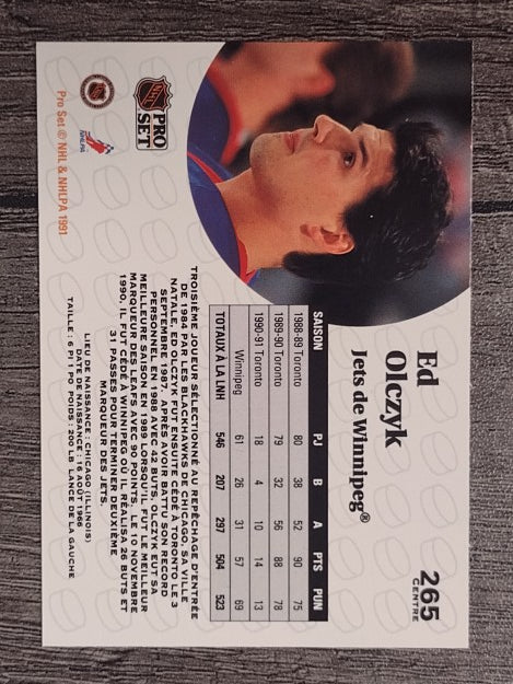 1991-92 Pro Set French #265 Ed Olczyk