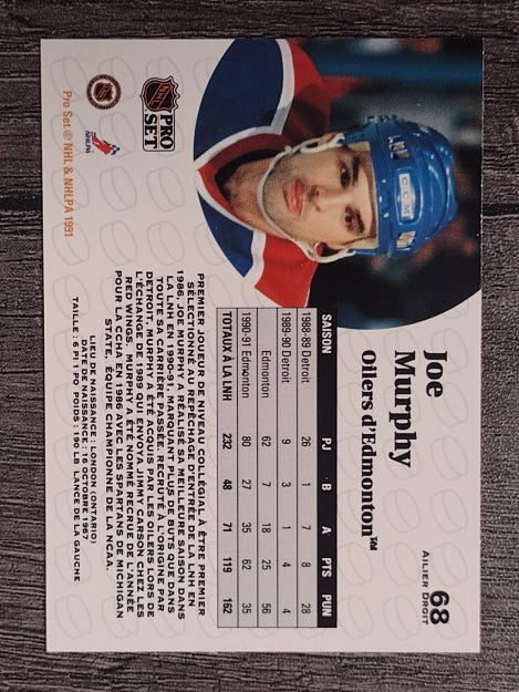 1991-92 Pro Set French #68 Joe Murphy