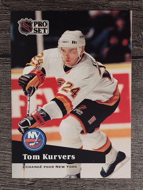 1991-92 Pro Set French #244 Tom Kurvers
