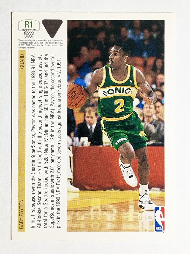 1991-92 Upper Deck Rookie Standouts #R1 Gary Payton