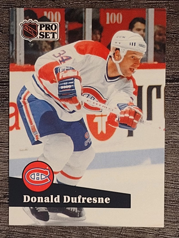 1991-92 Pro Set #418 Donald Dufresne