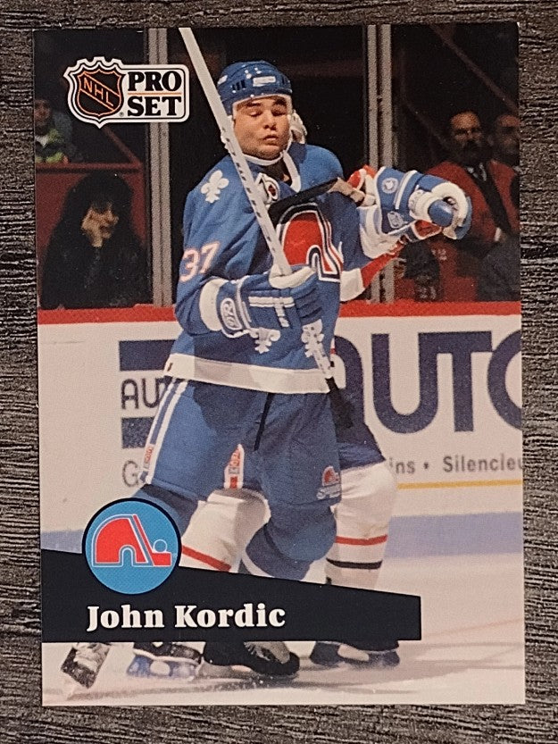 1991-92 Pro Set #468 John Kordic