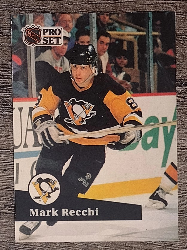 1991-92 Pro Set #184 Mark Recchi