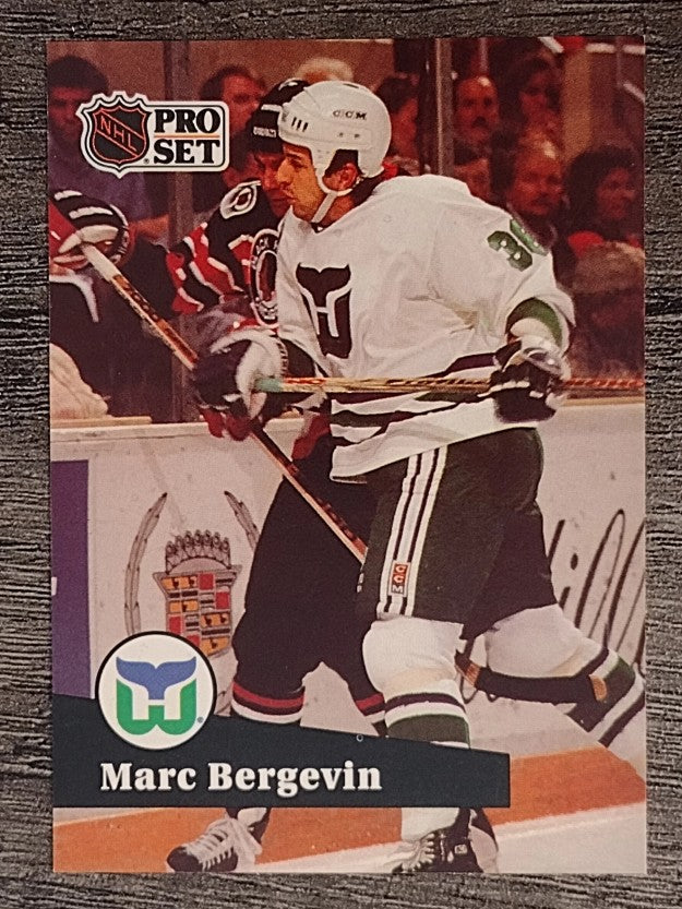 1991-92 Pro Set #397 Marc Bergevin