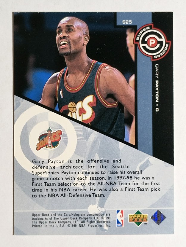 1998-99 Upper Deck Super Powers #S25 Gary Payton
